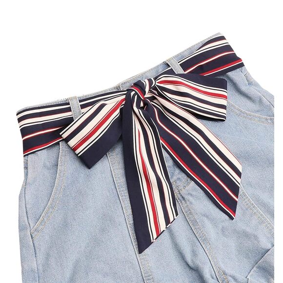 Wеnlооу Accessories - Women Skinny Scarf Belt,ribbon Scarf Long Skinny Satin Belt Sash Necktie 5924